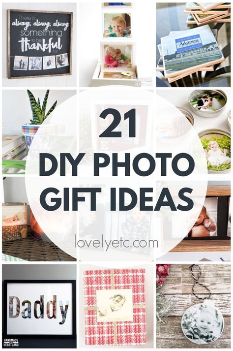 Cricut Photography Projects, Diy With Pictures Gift Ideas, Photo Keepsake Ideas Diy, Photo Memory Ideas Gift, Diy Christmas Photo Gift Ideas, Gifts Using Pictures, Ideas With Photos Gift, Diy Christmas Gifts With Pictures, School Picture Christmas Gift Ideas