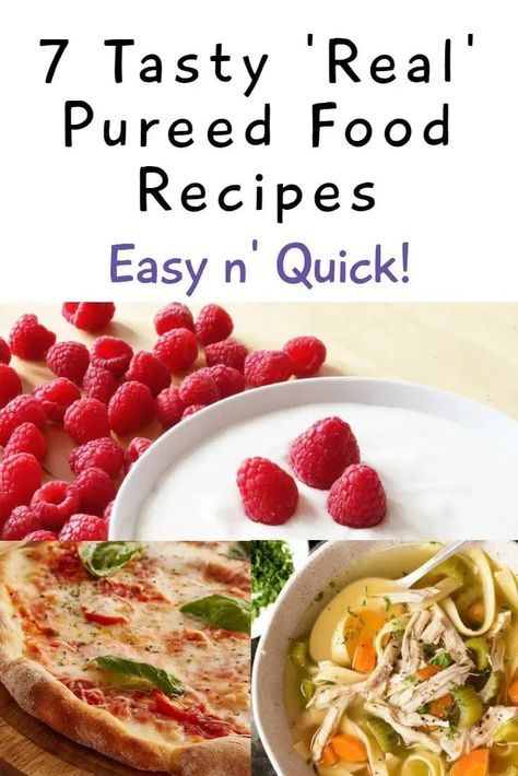 Pureed Food Recipes For Dysphagia, Pureed Breakfast Ideas, Healthy Pureed Food Recipes, Puree Food Recipes, Pureed Recipes For Adults, Pureed Food Recipes For Adults Dinners, Pureed Desserts, Pureed Meals For Adults, Pureed Foods For Adults