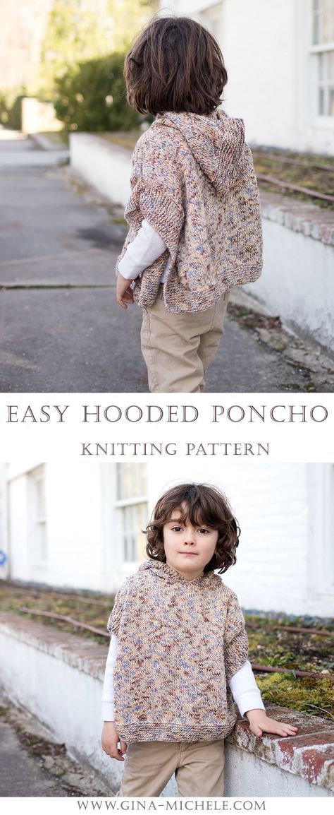 Ponchos, Childs Knitted Poncho Pattern Free, Baby Poncho Knitting Pattern Free, Kids Knit Sweater Pattern, Knit Vest Pattern Free Children, Girls Cardigan Knitting Pattern Free Children, Free Toddler Knitting Patterns, Toddler Cardigan Knitting Pattern Free, Hooded Poncho Crochet Pattern Free