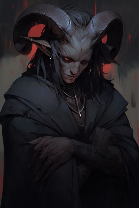 Evil Cleric Art, Eldritch Character Art, Evil Cleric Dnd, Gothic Character Art, Dnd Shadowfell, Dnd Gothic, Dnd Devil, Dhampir Dnd, Demon Dnd