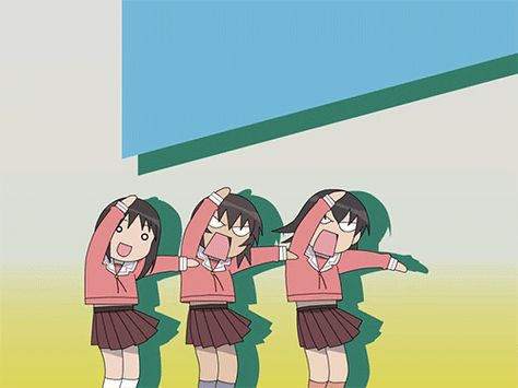 Just watched Azumanga Daioh for the first time and had to post this. - http://ift.tt/2fzt3uC Osaka Azumanga Daioh Gif, Osaka Azumanga Daioh, Sata Andagi, Azumanga Daioh, Movie Club, Dancing Gif, Silly Girls, Dance Humor, Movie Tickets