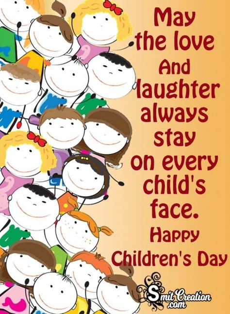 30+ Children’s Day Images, Pictures and Graphics - SmitCreation.com Happy Children's Day Quotes, Children's Day Quotes, Children's Day Greetings, Children's Day Message, Children's Day Wishes, Childrens Day Quotes, Children's Day Poster, Happy Children's Day, Childhood Days