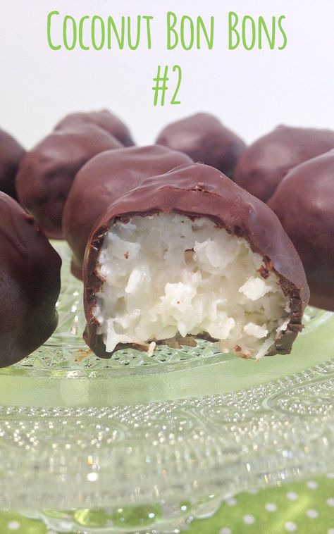 Coconut Bonbons Homemade, Homemade Coconut Candy, Coconut Bon Bons Recipe Christmas Candy, Chocolate Covered Coconut Eggs, Chocolate Coconut Candy, Coconut Candy Balls, Coconut Candy Recipe Condensed Milk, Bounty Balls Recipe, Homemade Bon Bons