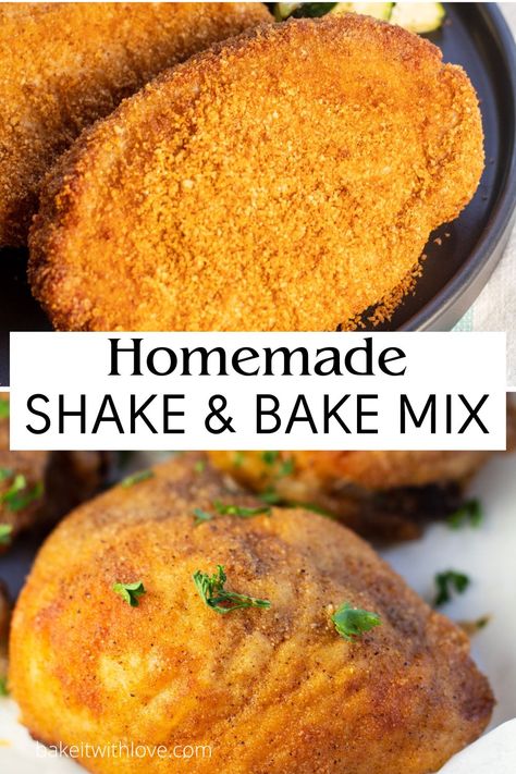 Home Made Shake And Bake Pork Chops, Home Made Shake And Bake For Chicken, Home Made Shake And Bake, Homemade Shake And Bake Chicken, Chicken Shake And Bake, Shake And Bake Pork, Homemade Shake And Bake, Shake N Bake Chicken, Shake And Bake