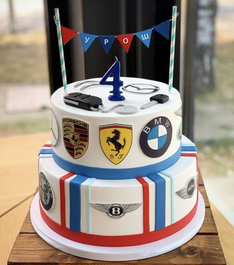 Bmw Cakes For Boys, 8th Birthday Cakes For Boys, Car Themed Cake, Car Cakes For Boys, Cars Cake Design, Cake For Men, Construction Birthday Cake, Cars Theme Cake, Cake Designs For Boy