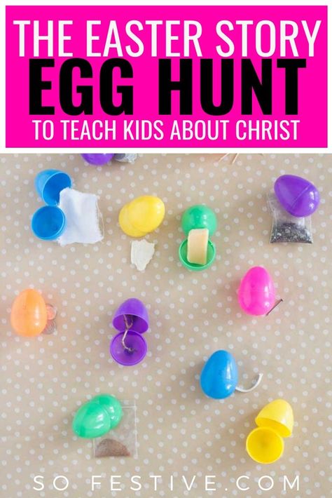 Easter Story Activities, Easter Story For Kids, Easter Story Eggs, Simple Easter Eggs, Resurrection Eggs, Christ Centered Easter, The Easter Story, Easter Lessons, Easter Gift Tag