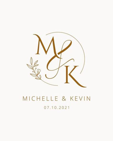 Wedding Logo Monogram, Wedding Logo Design, Makeup Logo, Flower Graphic Design, Trendy Wedding Invitations, Wedding Logo, Sneaker Art, Wedding Logos, Wedding Gift Favors