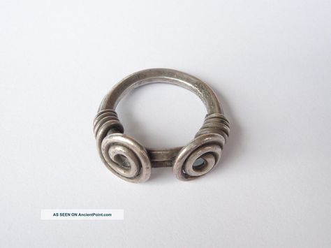 9th-10th century Norse wire wrap ring Viking Jewellery, Morganite Diamond Ring, Wire Wrap Ring, Ancient Jewellery, Norse Jewelry, Viking Ring, Historical Jewellery, Medieval Jewelry, Viking Age