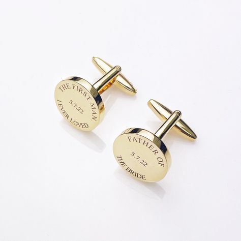 Father of the Bride Cufflinks for Dad Personalized Cuff Links Cufflinks Wedding Gift for Dad the First Man I Ever Loved - Etsy Cufflinks Men Wedding, Groom Cufflinks From Bride, Cuff Links For Men, Luxury Cufflinks For Wedding And Father's Day, Father Of The Bride Cufflinks, Cufflinks For Father Of The Bride, Cuff Links For Groom From Bride, Personalized Cufflinks For Wedding And Father's Day, Personalized Cufflinks Wedding