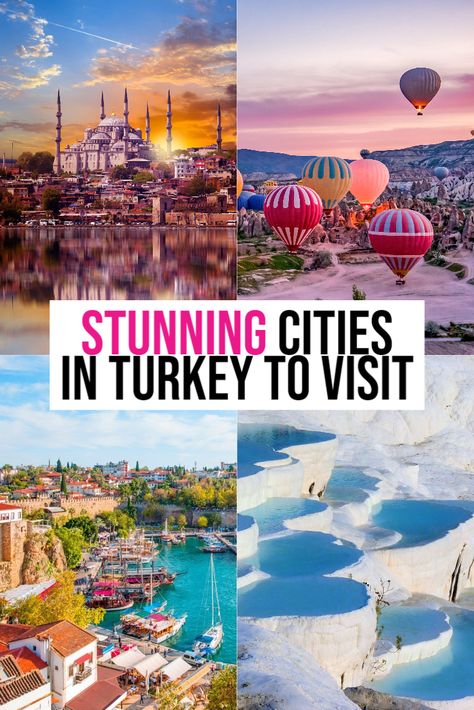 Turkey Most Beautiful Places, Turkey Holiday Travel, Turkey Visit Beautiful Places, Travel Turkey Destinations, Istanbul To Cappadocia, Best Places To Visit In Turkey, Visit Turkey Travel Guide, Turkey Things To Do, Best Places In Turkey