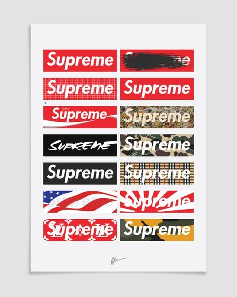 Supreme Poster, Supreme Background, Sneakers Illustration, Sneakers Wallpaper, Clothing Store Interior, Supreme Logo, Supreme Box Logo, Graffiti Words, Hypebeast Wallpaper