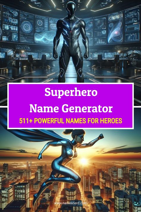 Superhero Name Generator (511+ Powerful Names for Heroes) Superhero Name Generator, Super Hero Name Generator, Super Hero Names Ideas, Superhero Names Ideas, Hero Name Generator, Super Hero Names, Ethereal Names, Hero Names, Nickname Generator