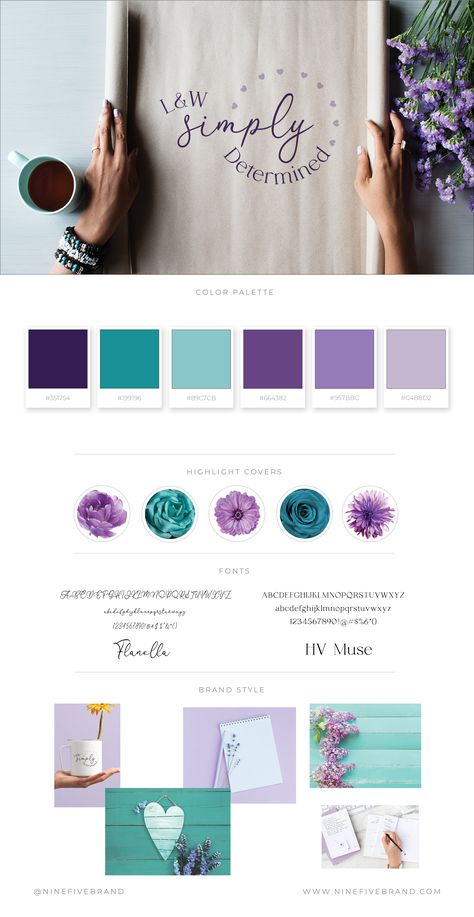 Purple And Teal Palette, Best Branding Color Palette, Teal Logo Color Palette, Navy Purple Color Palette, Elegant Purple Color Palette, Lilac Logo Design, Purple And Gold Branding Board, Business Logo Color Palette, Virtual Assistant Color Palette