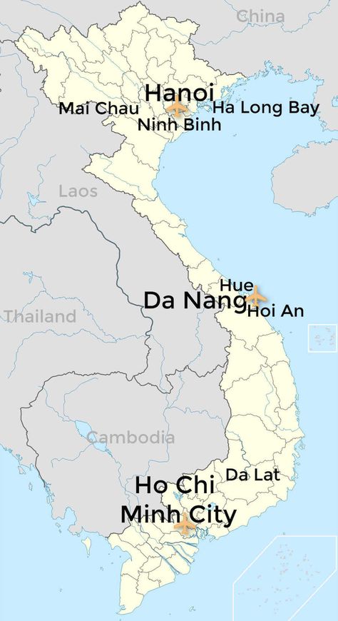 Suggested Vietnam Itinerary: 10 Days, 2 Weeks, or 1 Month - Intentional Travelers Ha Long Bay, 1 Month Photo Ideas, Vietnam Map, Vietnam Itinerary, Itinerary Ideas, Visit Vietnam, Itinerary Planning, South Vietnam, Thru Hiking