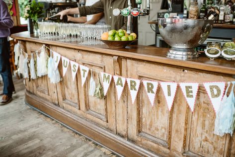 Pub Wedding Reception Decoration, Pub Wedding Decorations, Mammoth Wedding, Pub Wedding Reception, Marquee Decor, Realistic Wedding, Marquee Decoration, Wedding Restaurant, Vintage Bunting