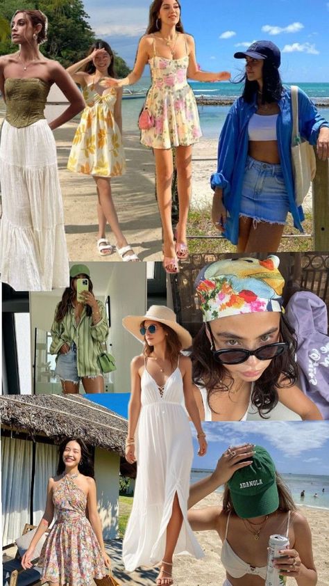 Goa Outfits Beach, Bali Summer Outfits, Goa Outfits Women, Goa Outfits, Day Out Outfit, Beach Trip Outfits, Beach Outfit For Women, Indian Bride Photography Poses, Cute Beach Outfits