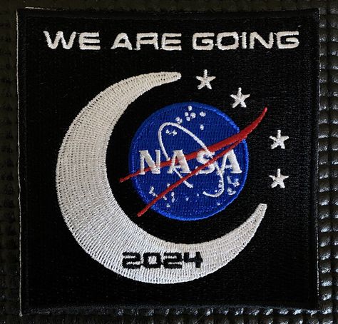 We're going back to the Moon for scientific discovery, economic benefits, and inspiration for a new generation of explorers: the Artemis Generation. While maintaining American leadership in exploration, we will build a global alliance and explore deep space for the benefit of all. ARTEMIS PROGRAM - NASA MOON MISSION PATCH. Condition is New. Shipped with USPS Media Mail. Artemis Mission, Nasa Aesthetic, Nasa Artemis, Nasa Moon, Back To The Moon, Law School Inspiration, Moon Projects, Astronomy Poster, Astronomy Science