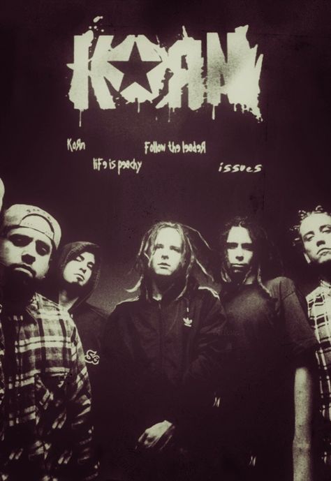 #Posters #vintage #Korn Korn Poster Prints, Korn Photoshoot 90s, Korn Concert Poster, 2000s Band Posters, Korn Poster 90s, Dark Posters For Room, 90s Grunge Aesthetic Posters, 90s Band Posters, 00s Poster