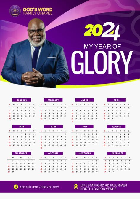 church calendar 2024 Calenders Design Creative, Church Calendar Design, Birthday Calendar Design, Calender 2024 Designs, Calendar Graphic Design, Church Calendar, Calendar Graphic, Prayer Pictures, Poster Calendar