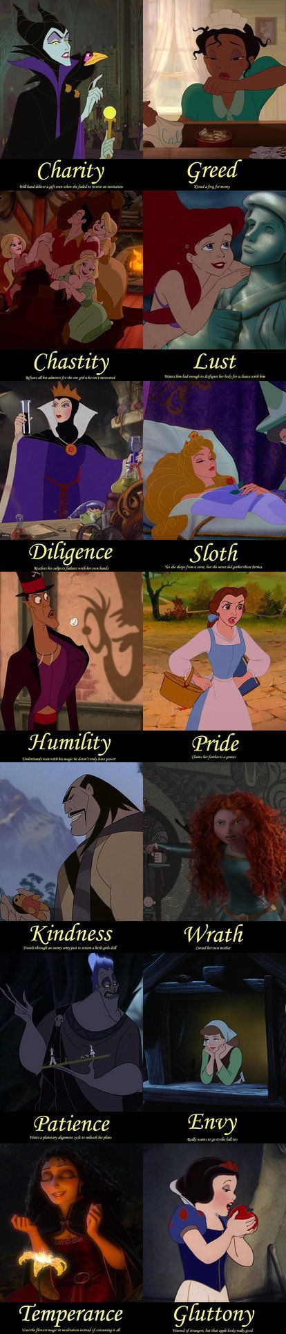 Disney Villain Virtues and Princess Sins by stachan on DeviantArt Disney Villain, Quotes Disney, Disney Life, Disney Memes, The Lion King, Disney Kids, Disney Quotes, Disney Funny, Disney Fun