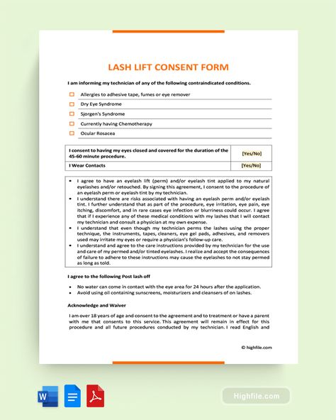 Lash Lift Consent Form Lash Lift Consent Form, Lash Consent Form, Esthetician Ideas, Businesses Ideas, Eyelash Lift And Tint, Salon Business Plan, Lash Quotes, Skin Facts, Eyelash Tinting