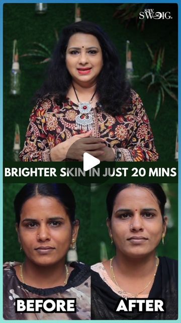 Say Swag on Instagram: "20 Mins-லயே Skin Bright ஆகும்! Best Facial For Pigmentation | Beautician Vasundhara | Home Remedies #facepack #skinbrightening #facial #beautytips #homeremedies" Bright Skin Home Remedies, Skin Brighting Home Remedies, Pigmentation On Face, Pigmentation Remedy, Morning Stretches Routine, Skin Care Home Remedies, Face Brightening, Wellness Wednesday, Bright Skin