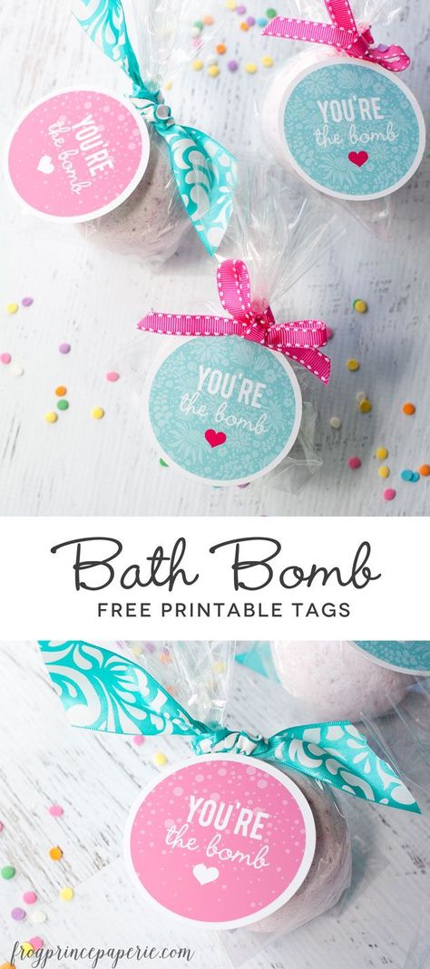 If you follow the lovely ladies over at Made From Pinterest, you’ll see that I’ve recently posted up there for them again. The post I wrote is all about making fizzy bath bombs (that your kids can help with) and I figure if you’re going to give them away as little gifts, some free printable … Youre The Bomb, Free Printable Tags, Bath Bomb Recipes, My Funny Valentine, The Bomb, Printable Tags, Diy Bath Products, Appreciation Gifts, Bath Bomb