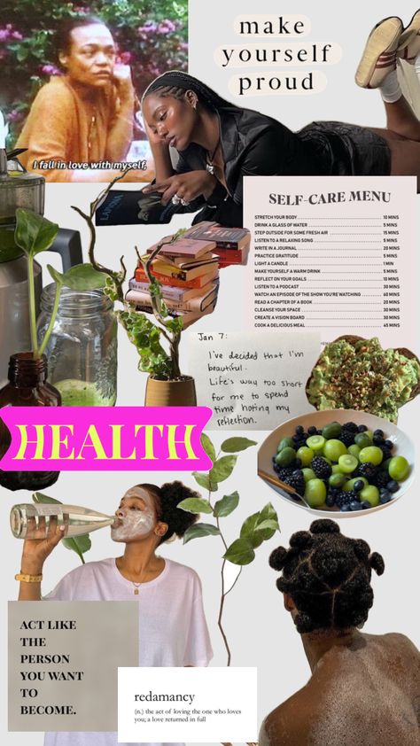 Self Care Collage Wallpaper, Vision Board Examples, Losing 40 Pounds, Vision Board Wallpaper, Vision Board Goals, Vision Board Pictures, Dream Vision Board, Vision Board Manifestation, Life Routines