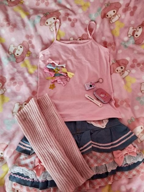 Cutecore Summer Outfits, Kawaii Core Clothes, Cutecore Clothes, Kawaii Kei, Cute Kawaii Outfits, Kawaii Outfit Ideas, Kawaii Outfits, Charmmy Kitty, Kawaii Fashion Outfits