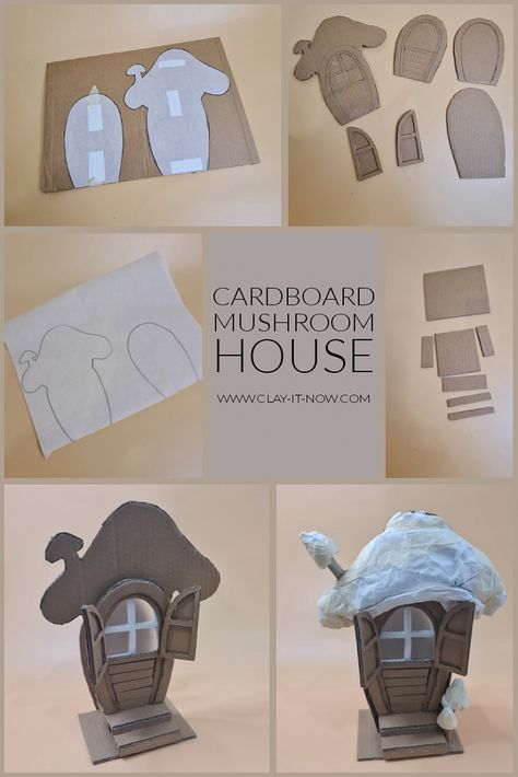 Craft From Waste, Mushroom Party, Mushroom Fairy House, Rustic Wood Doors, Dry Brush Technique, Pen Pencil Holder, Mushroom Fairy, Fairy Crafts, Free Shapes