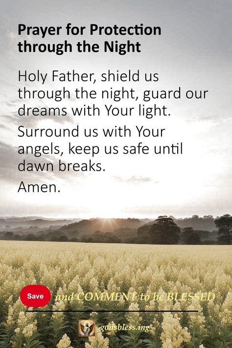 Prayer for Protection through the Night Prayers For Tonight, Good Night Prayers Bedtime, Night Prayers Bedtime, Night Prayer Bedtime, Tonight Prayer, Prayer For Tonight, Good Night Prayers, Prayer For My Friend, Prayer For A Friend