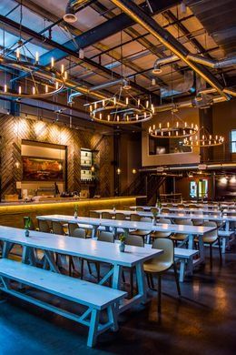 Bow & Arrow Brewing Co. – Albuquerque, New Mexico - Gastro Obscura Taproom Ideas, Brewery Taproom, Beer Names, Brewery Design, Beer Menu, Pub Interior, Sour Beer, Cafe Concept, Beer Hall