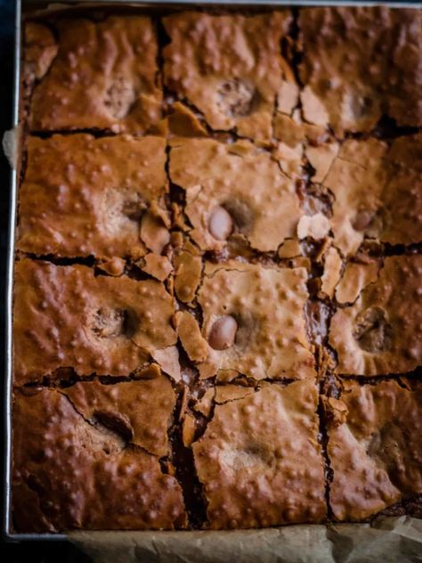 Lindt Brownies | Tiffin And Tea Lindt Brownies, Milk Chocolate Recipe, Lindt Chocolate Recipes, Lindt Chocolate Truffles, Lindt Truffles, Milk Chocolate Recipes, Moist Brownies, Nutella Cookies, Lindt Chocolate