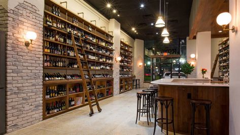 The 10 Best Wine Shops Nationwide (2018) | VinePair Wine Boutique Shops, Wine Store Display, Wine Store Design, Wine Shop Interior, Motorhome Remodel, Alcohol Shop, Wine Boutique, Entry Ideas, Beer Shop