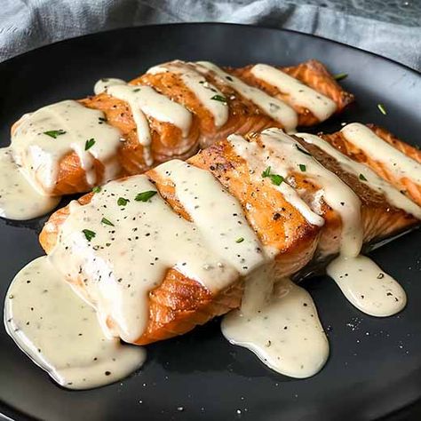 You searched for Salmon in cheese sauce - KetoAndEat Keto Salmon Recipes Low Carb, Carnivore Sauces Recipes, Cream Cheese Sauce For Salmon, Carnivore Diet Salmon Recipe, Cheese Sauce For Salmon, Carnivore Cheese Sauce, Carnivore Seafood Recipes, Carnivore Dishes, Sauce For Salmon Patties