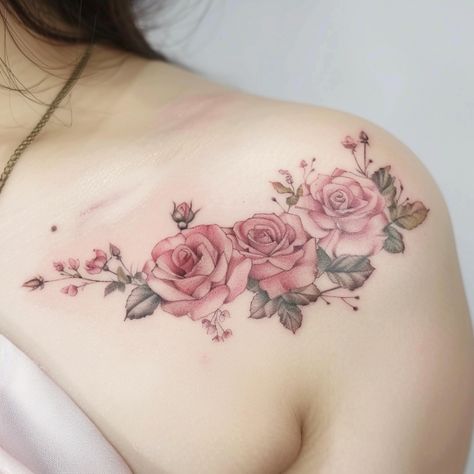 50 Vintage Aesthetic Tattoos For Women That Are Totally Timeless Aesthetic Tattoos For Women, Vintage Rose Tattoo, Watercolor Rose Tattoo, Vintage Aesthetic Tattoos, White Rose Tattoo, Watercolor Rose Tattoos, White Rose Tattoos, Pink Tattoo, Aesthetic Tattoos