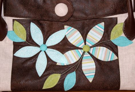 Sac à main fleurs Patchwork