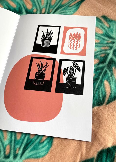 Plant + Print Club is a 12-page zine in A4 and full colour. Plant + Print Club is a zine that celebrates plants and prints. It’s mostly artwork, but there are a few short-reads inspired by houseplants too. Though, it’s probably good to say here that I know literally nothing about plants. But hey, maybe that’s the fresh perspective we all need. Find out more on my Etsy: @conmadethis About Plants, Fresh Perspective, Plant Print, Full Colour, I Know, Plants