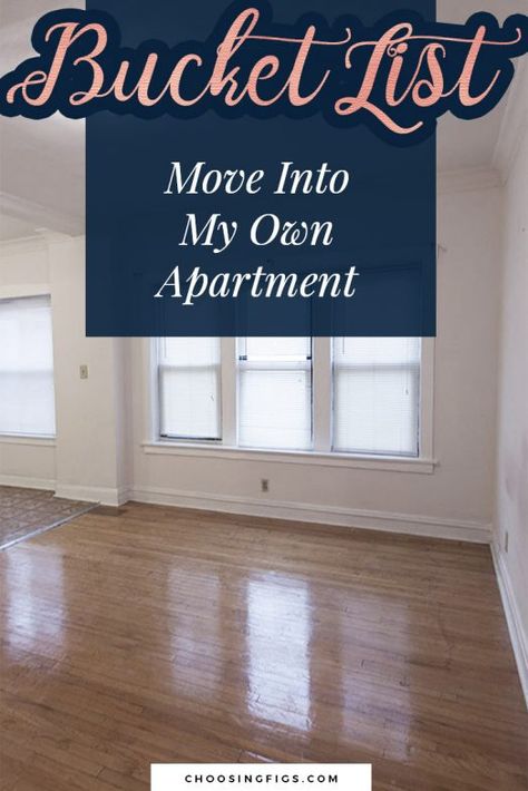 Bucket List Idea: Move into my own apartment. | Living in between. My new apartment and a new feeling of being "here." Wishes Board, My Own Apartment, My Own Place, Own Apartment, My New Apartment, Wish Board, Own Place, Life List, Apartment Aesthetic