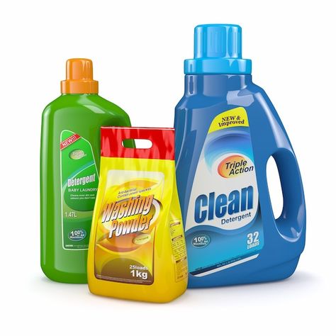 Washing powder and detergent bottles | Premium Photo #Freepik #photo #laundry-machine #wash-machine #washer #wash-clothes Laundry Images, Powder Laundry Detergent, Unclog Drain, Non Perishable, Powder Detergent, Detergent Bottles, Liquid Laundry Detergent, Washing Powder, Laundry Liquid