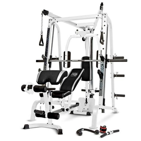 Experience versatile training with a sturdy, all-in-one cage. Elevate your workouts with adjustable features for a comprehensive fitness routine. Marcy Home Gym, Home Gym Machine, Best Full Body Workout, Full Body Training, Work Out Routines Gym, Strength Training Routine, Gym Machines, Best Home Gym, Home Gym Design