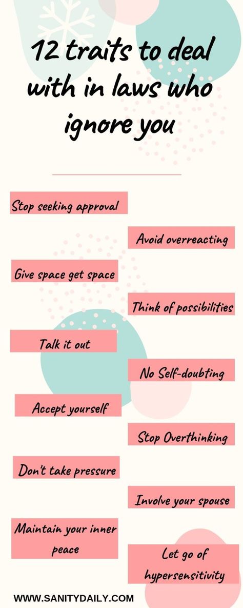 How to Deal with In Laws Who Ignore You Ignoring Someone Quotes, When Someone Ignores You, Being Ignored Quotes, Ignoring Someone, Positive Traits, Negative Comments, Negative People, Boss Quotes, In Laws