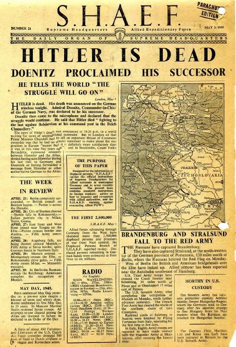 Historic Newspaper Headlines, News Paper Poster, News Articles Newspaper, German Newspaper, World History Facts, Sejarah Kuno, Newspaper Front Pages, Newspaper Headlines, Historia Universal