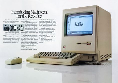 The extremely expensive Apple Lisa, which predated the Mac, was named after Steve Jobs's daughter Lisa. Macintosh Computer, Apple Computers, Old Computer, Steve Wozniak, Apple Macintosh, Early 20s, Computer History, Apple Prints, Apple Computer