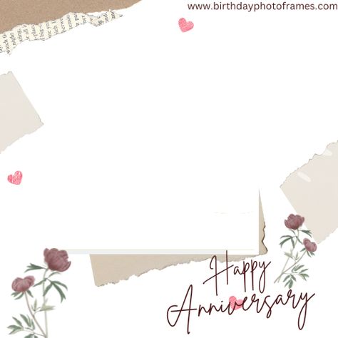 Celebrate your special day with a personalized touch! Create a stunning happy anniversary greeting card with photo edit. Add a couple's photo, and choose from our beautiful heart and roses decorations. Perfect for couples near and far. Cherish the moment with this unique happy anniversary card. Happy Anniversary Photo Template, Marriage Anniversary Template, Happy Wedding Anniversary Template, Happy Anniversary Template, Happy Anniversary Photo Frame, Happy Anniversary Hubby, Anniversary Card Design, Best Anniversary Wishes, Anniversary Template