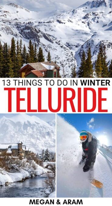 Telluride Colorado Winter, Telluride Winter, Colorado Winter, Telluride Colorado, Vacation Locations, Usa Travel Guide, Colorado Travel, Winter Hiking, Winter Vacation