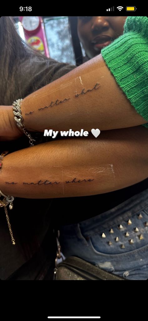 Best Friend Tattoos Black Women, Matching Tattoo With Sister, Matching Tattoos Mother Daughter Black, Mommy And Daughter Tattoos Ideas, Mom And Daughter Tattoos Black Women, Motivational Tattoo For Women, Matching Tattoo Siblings, Matching Daughter And Mother Tattoos, Mother Daughter Tattoos Black Women