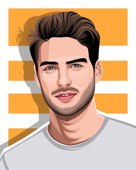 make your photo into stunning cartoon art Cartoon Art Male, Head Positions, Thoughtful Birthday Gifts, Dhoom 2, Portrait Illustrator, Camping Drawing, Pop Art Face, Vector Portrait Illustration, Digital Portrait Illustration