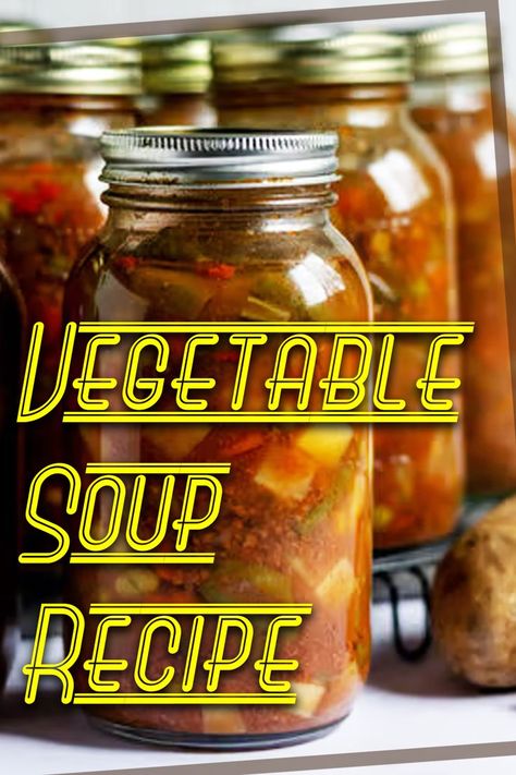 Canning is such a fun time, but if you can a lot (like us) you’re probably looking for new ideas every day! This week, why not try canning Vegetable Soup?? • • All credits go to the fabulous @elisenew • • #VegetableSoup #canning #DenaliCanning #recipe #Denali #canningrecipes #WhatCanICanWednesday Can Vegetable Soup, Canning Vegetable Soup, Can Soup Recipe, Vegetarian Vegetable Soup, Canning Soup Recipes, Garden Vegetable Soup, Chicken Vegetable Soup Recipes, Pressure Canning Recipes, Low Acid Recipes