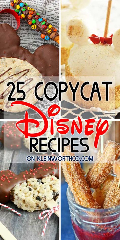 Disney Food Recipes, Disney Dessert Recipes, Fiction Food, Disney Themed Food, Disney Inspired Recipes, Disney Dishes, Disney Inspired Food, Restaurant Inspired Recipes, Disney Desserts